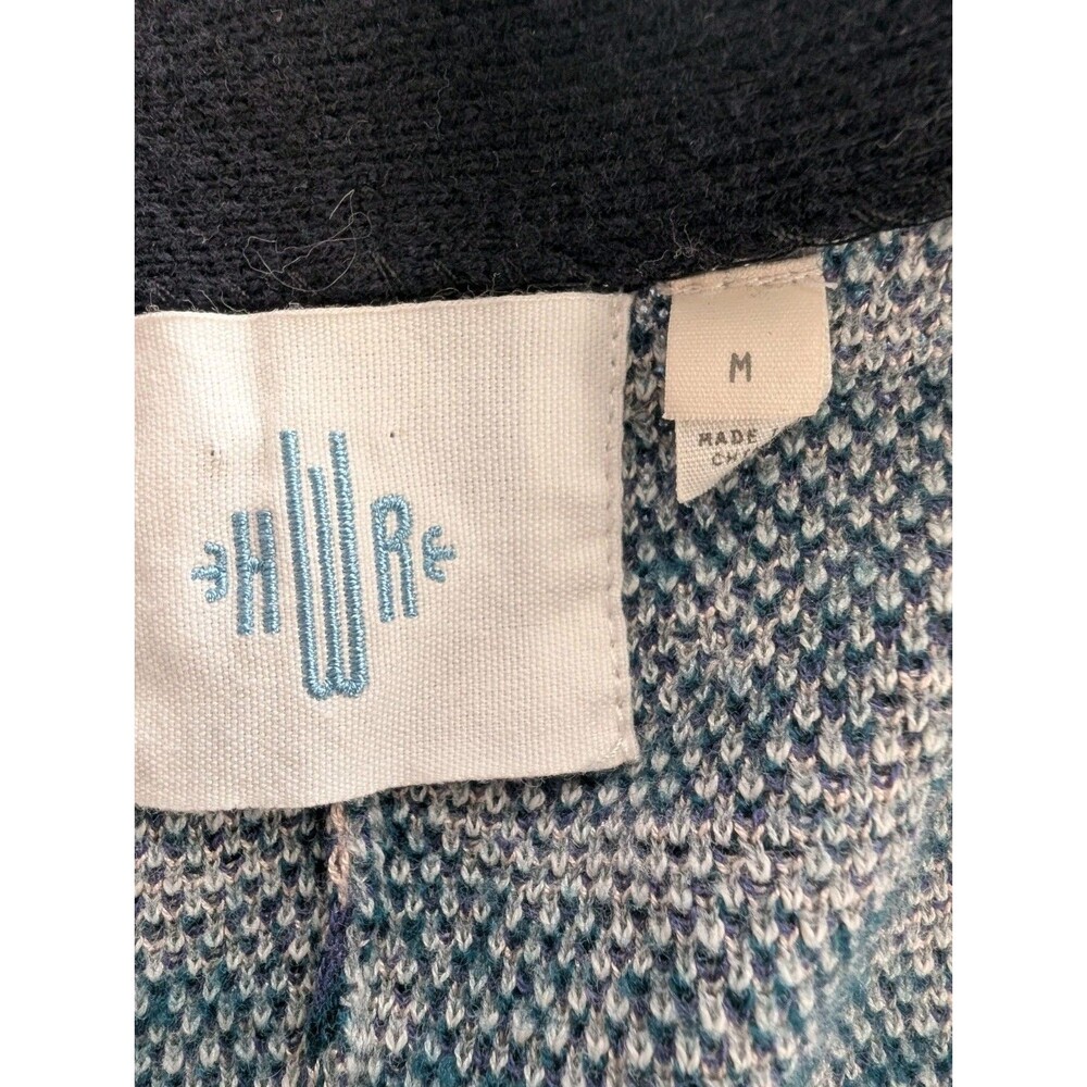 Anthropologie HWR Emma Cardigan Sweater M Wool Embroidered Floral Cottagecore - Picture 13 of 15